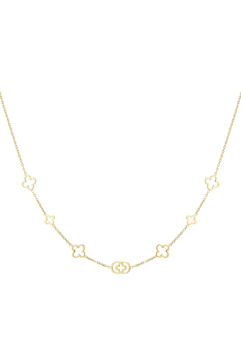 Klassieke klaver tjevier bedels ketting