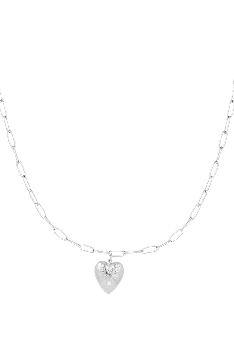 ketting hart van goud