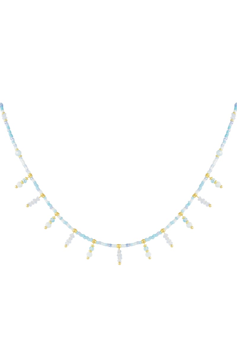 ketting summer sparkle - blauw