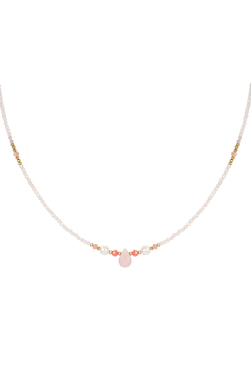 Kralenketting basic lover - gebroken wit