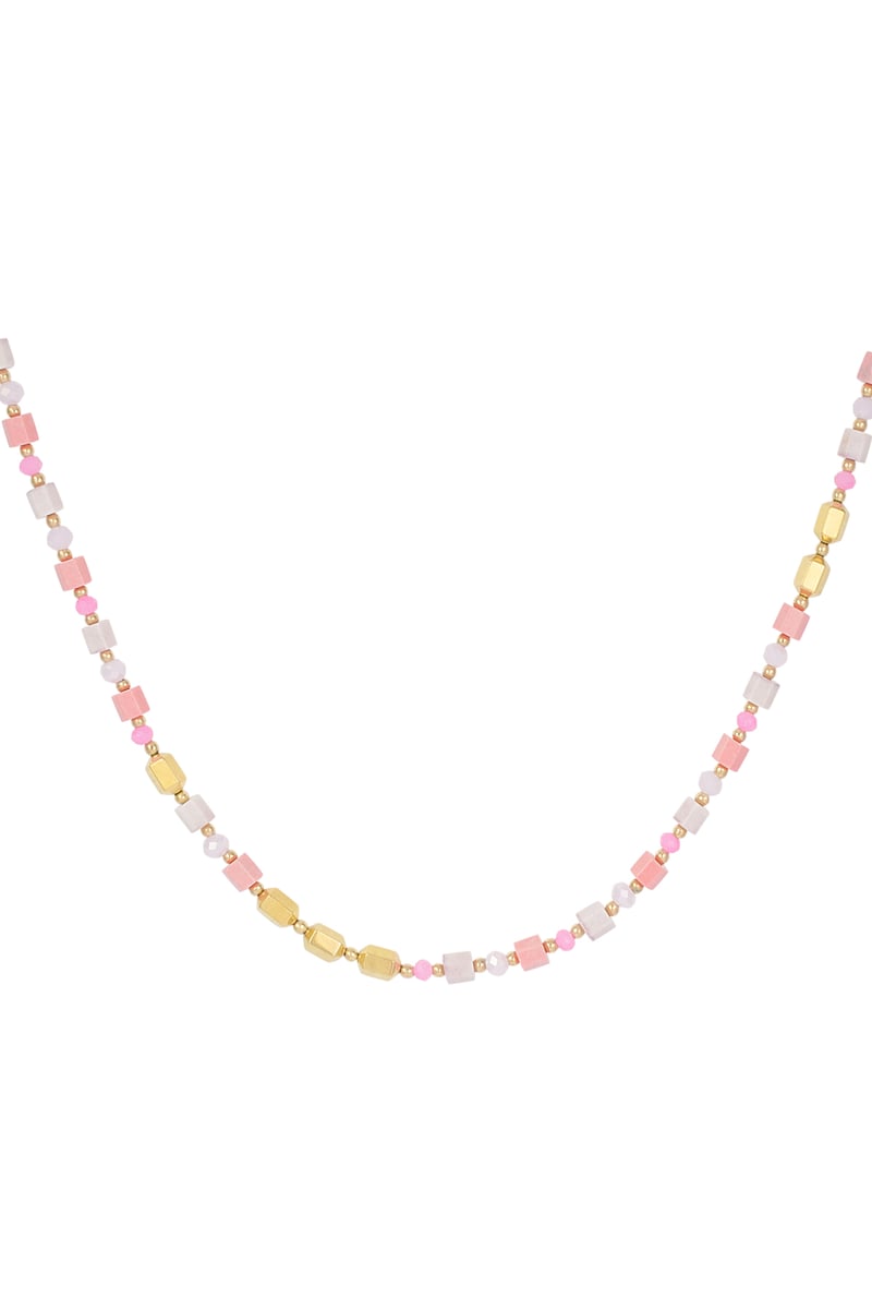 ketting summer mist - roze