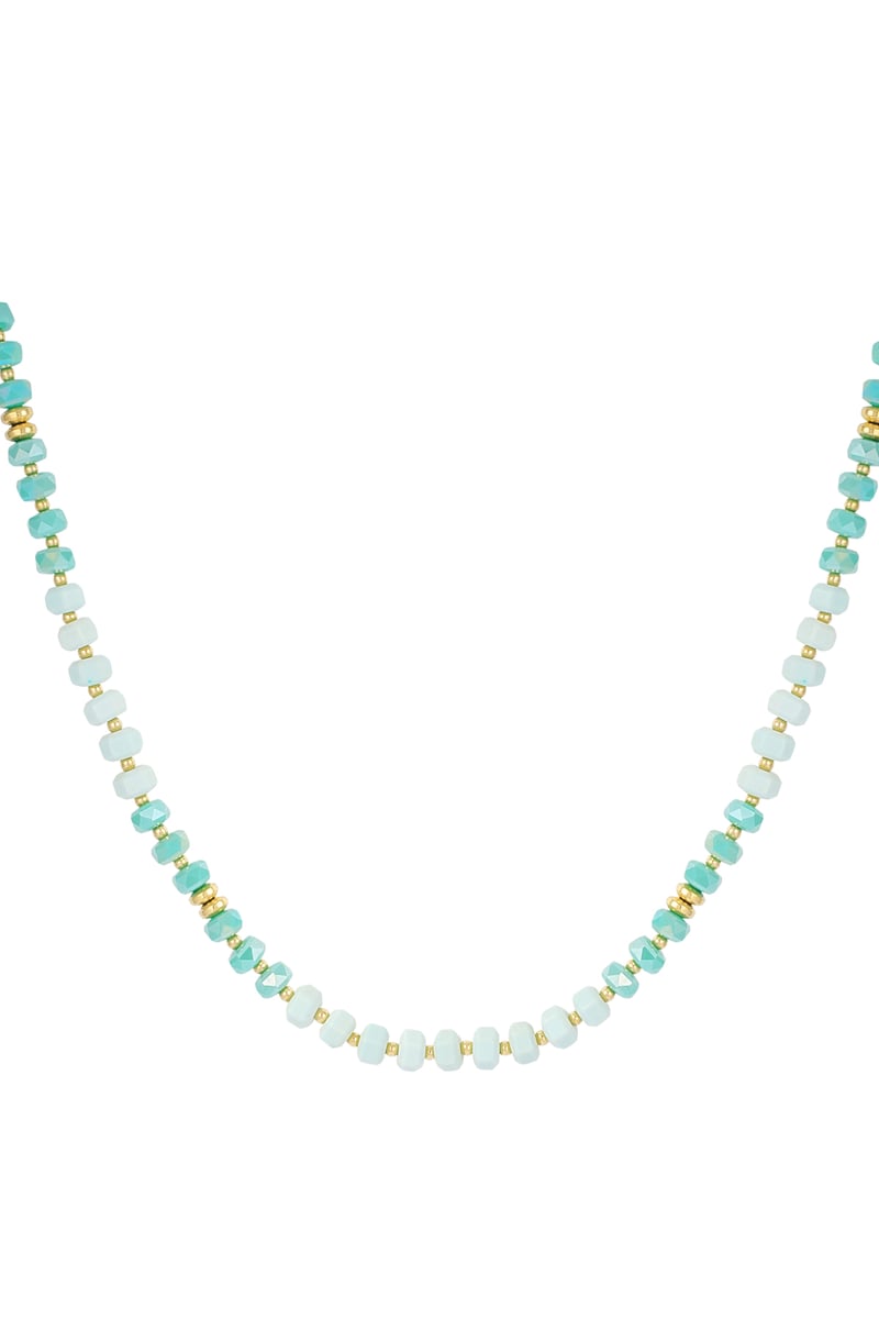 Ketting natuursteen all over - mint