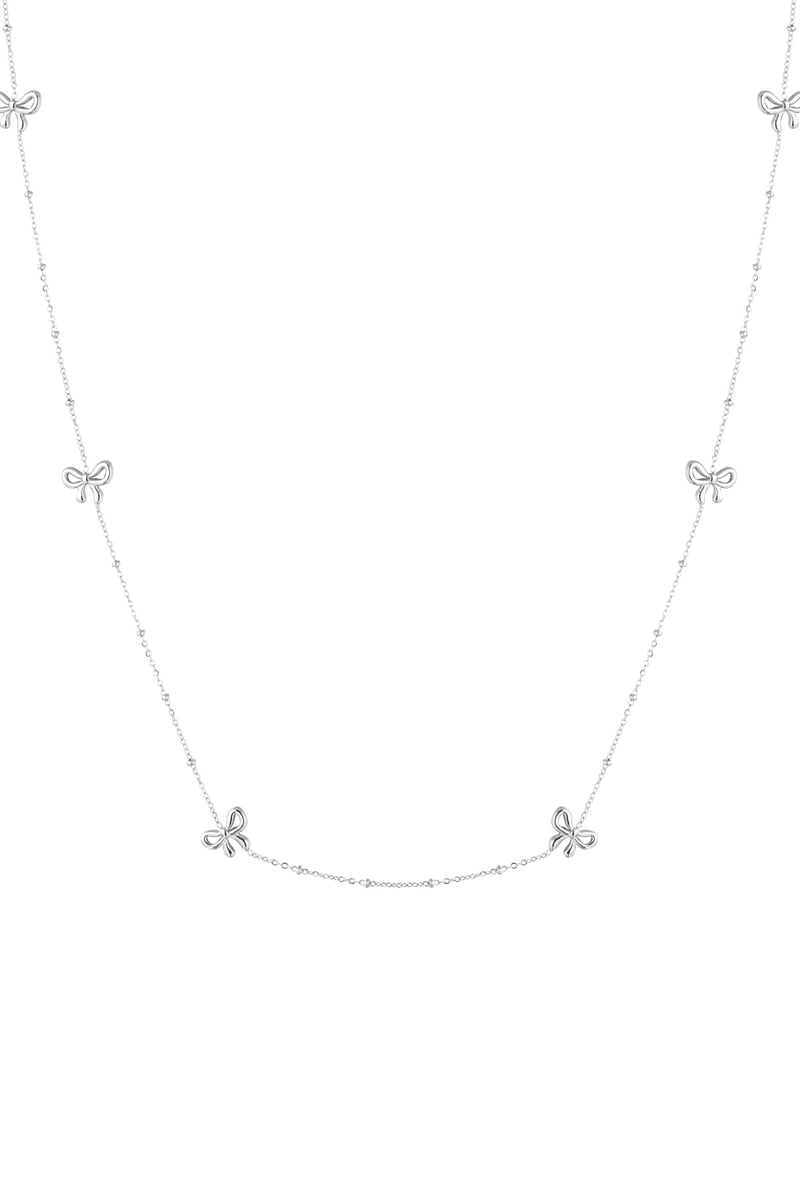 lange ketting met strikjes