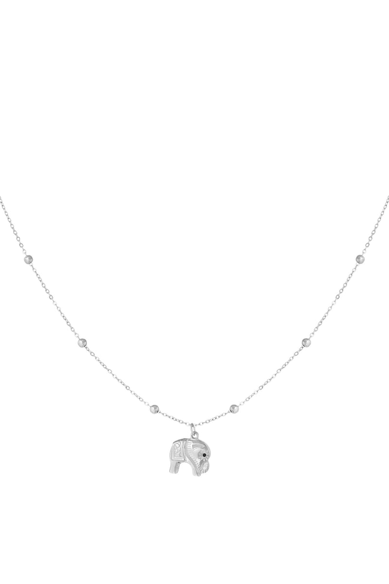elephant charm ketting