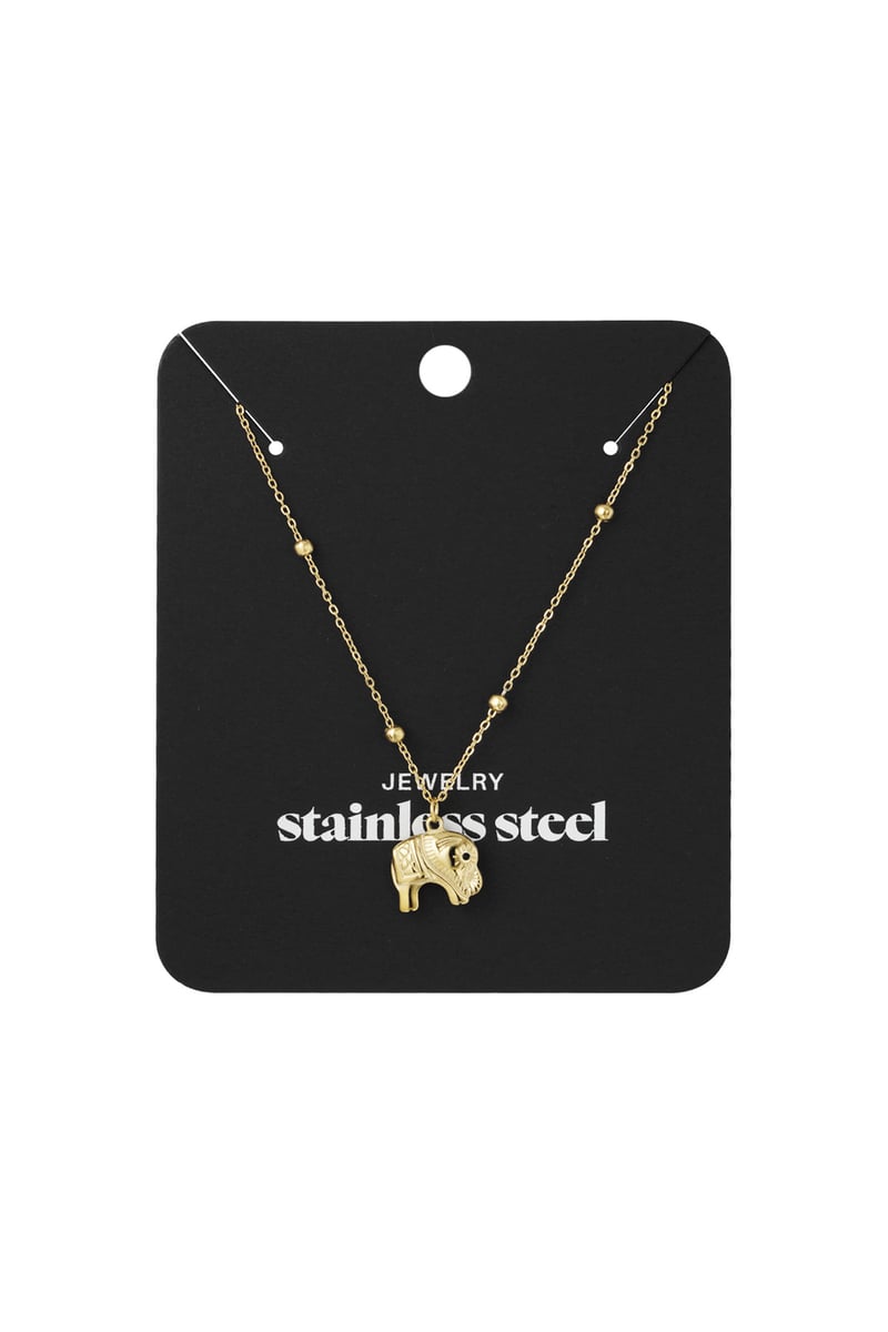 elephant charm ketting
