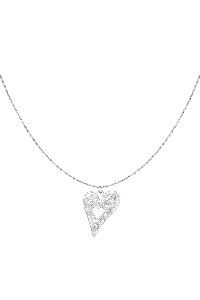 sparkling heart ketting