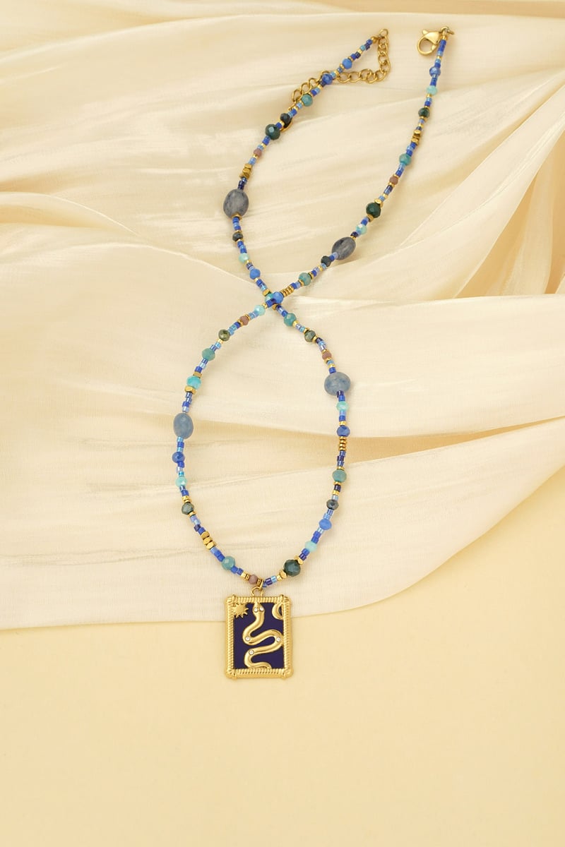 Ketting snake story - Blauw