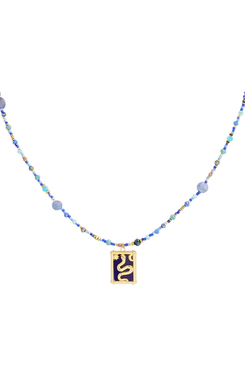 Ketting snake story - Blauw