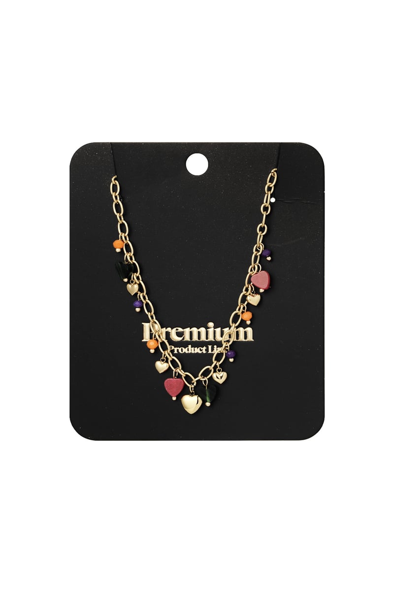 ketting vibrant hearts