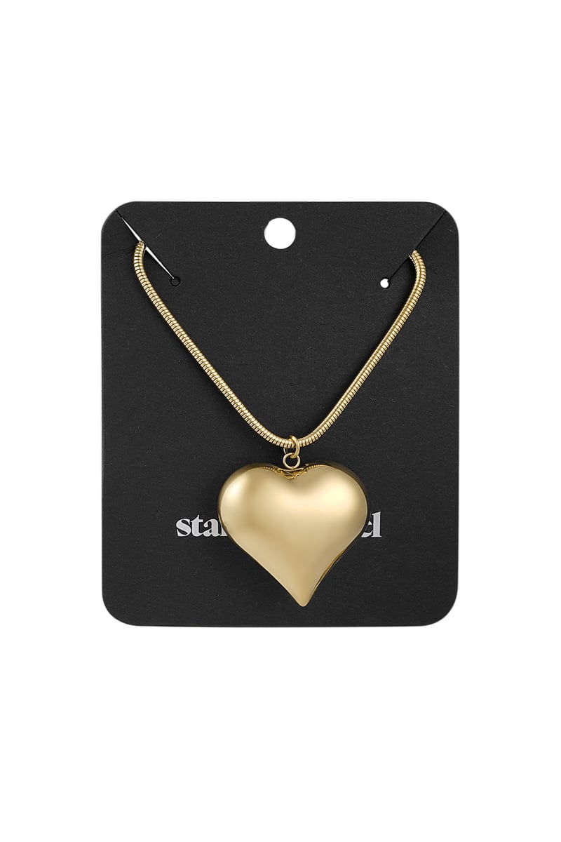 bold heart ketting