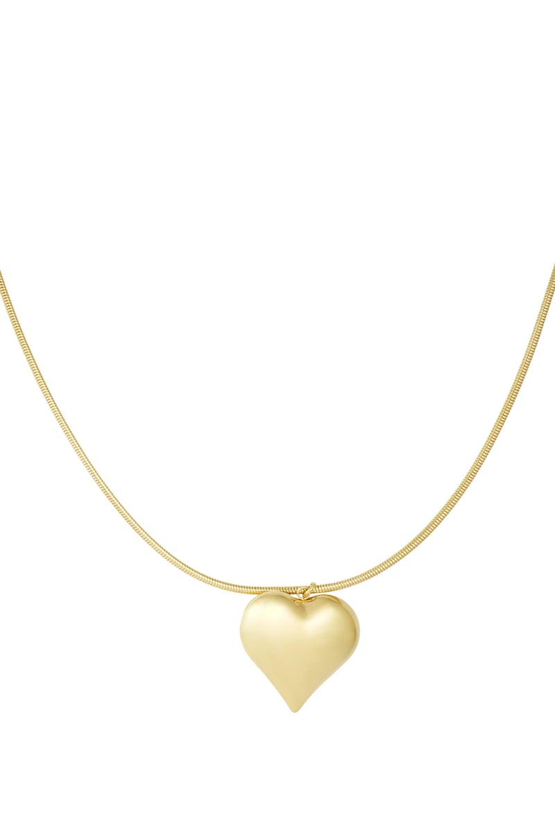 bold heart ketting