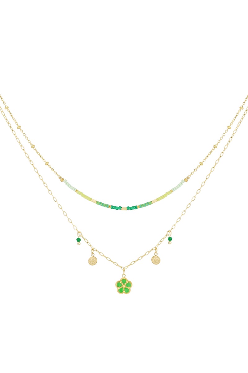 Ketting green dream - Goudkleur