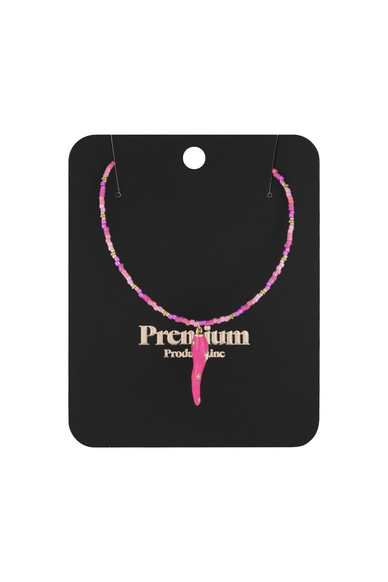 Ketting hete peper - Fuchsia