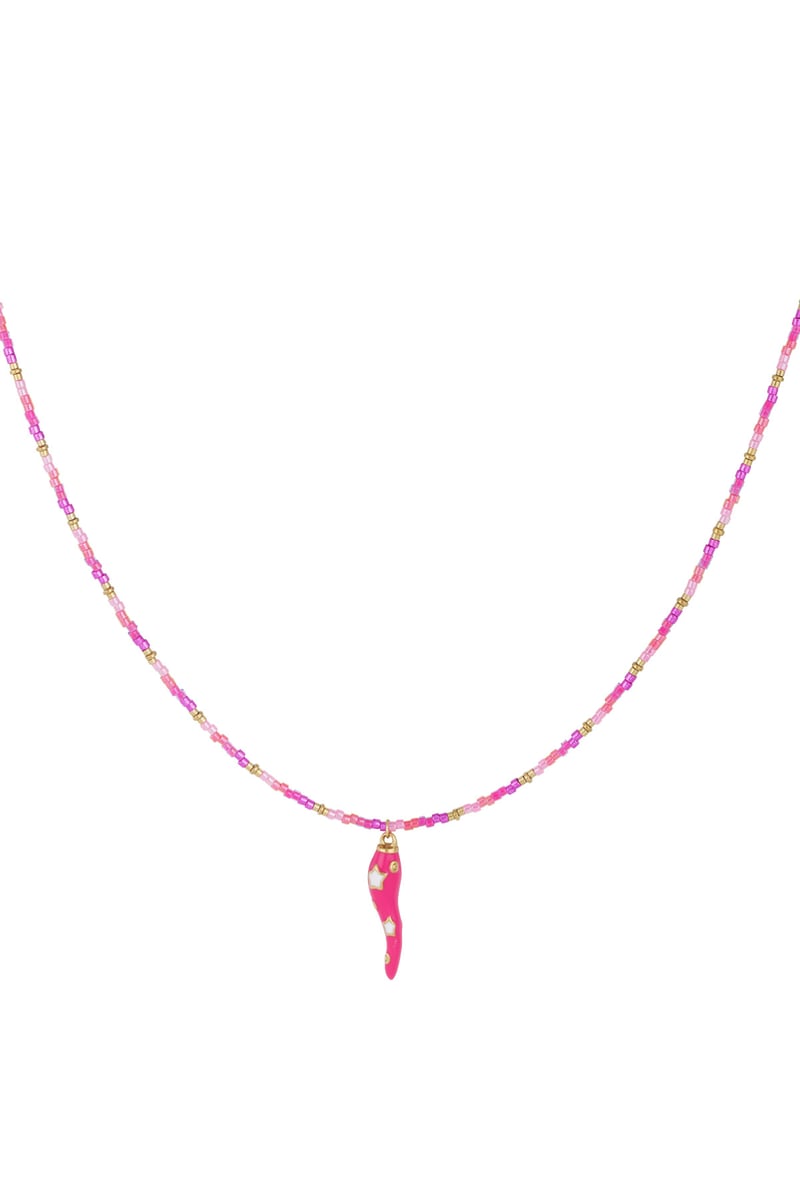 Ketting hete peper - Fuchsia
