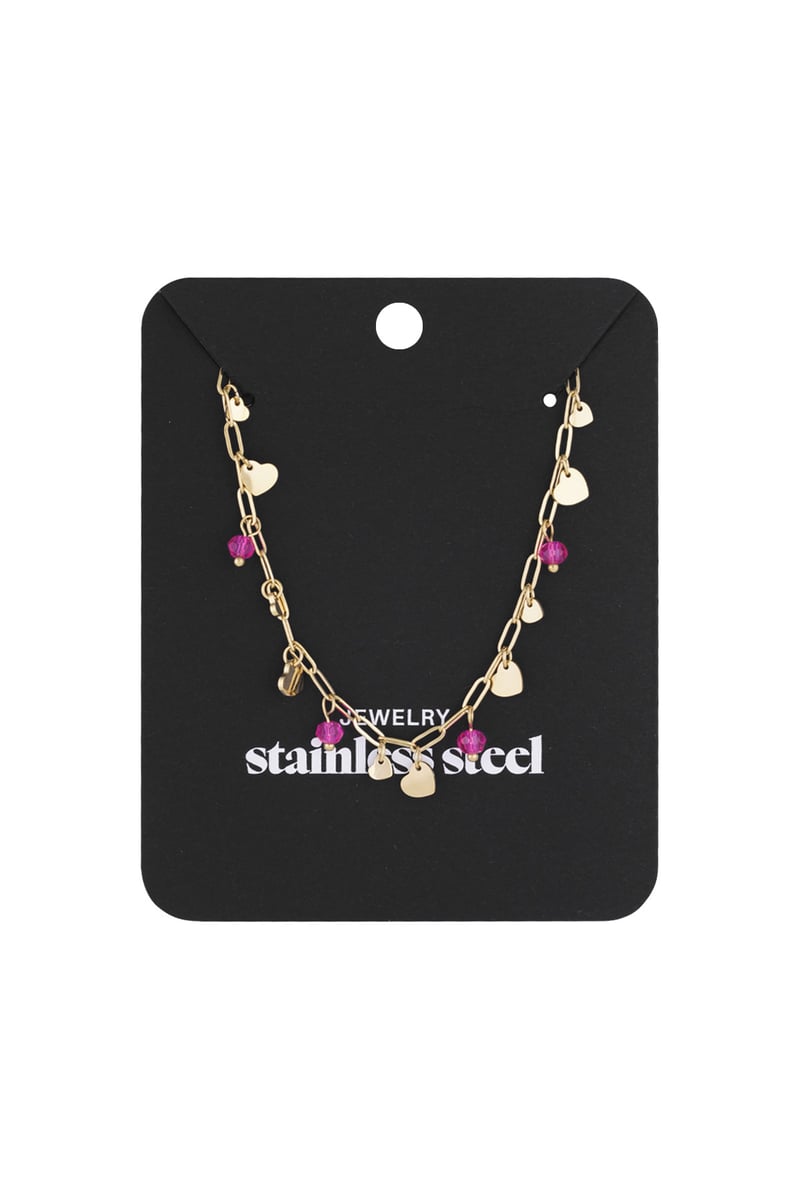 Full of love Necklace - Pink Gold