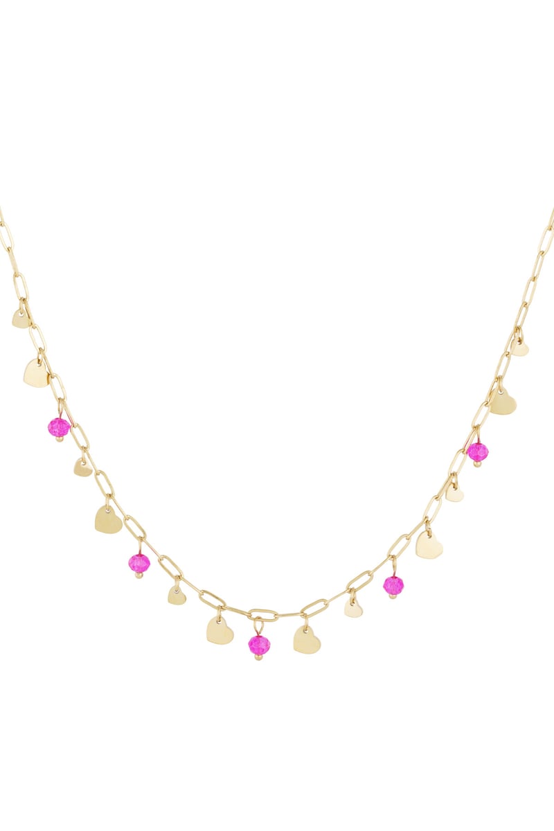 Full of love Necklace - Pink Gold
