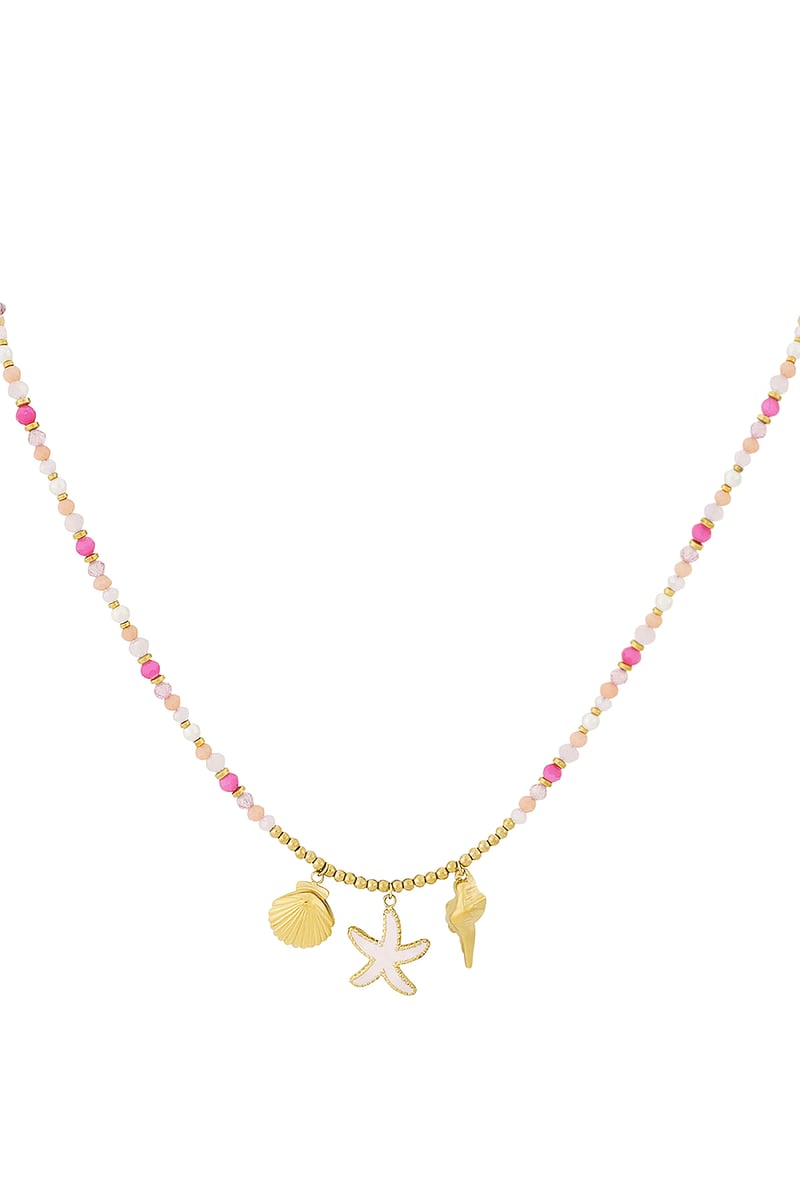 ketting pink sea babe - roze