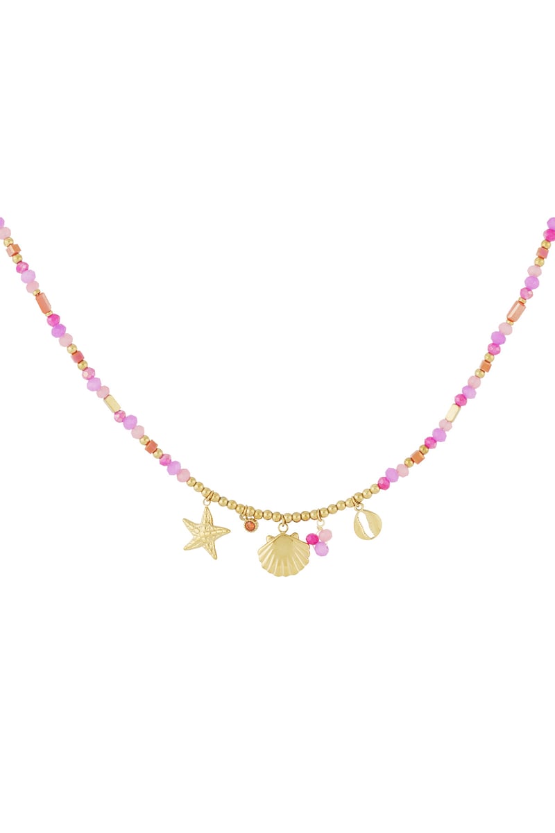 Queen of the sea Ketting - Fuchsia