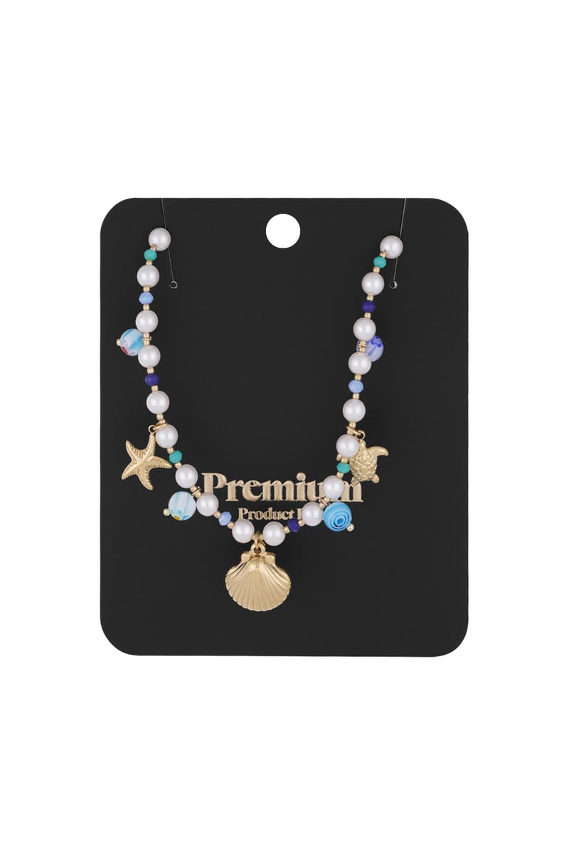 ketting turtle lover - blauw