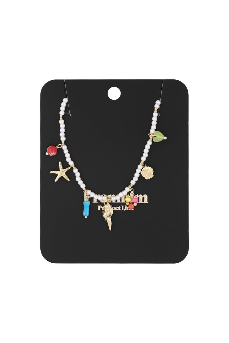 Kleurvolle Ketting - White Gold