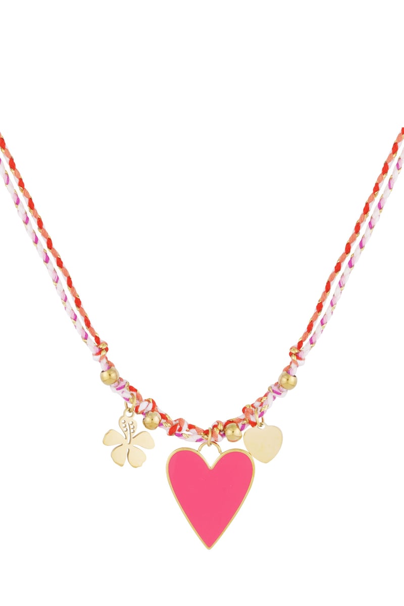 Happy Summer Girl ketting - Roze