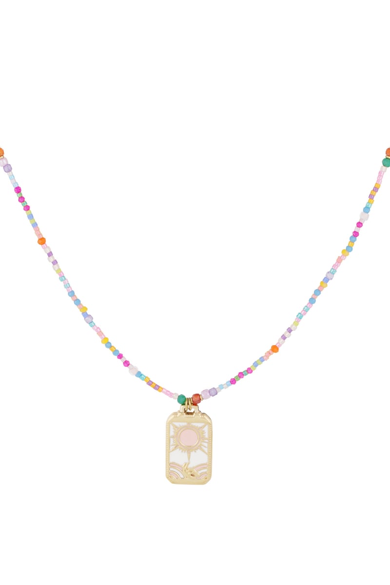 Kleurrijke sunshine ketting - Multi