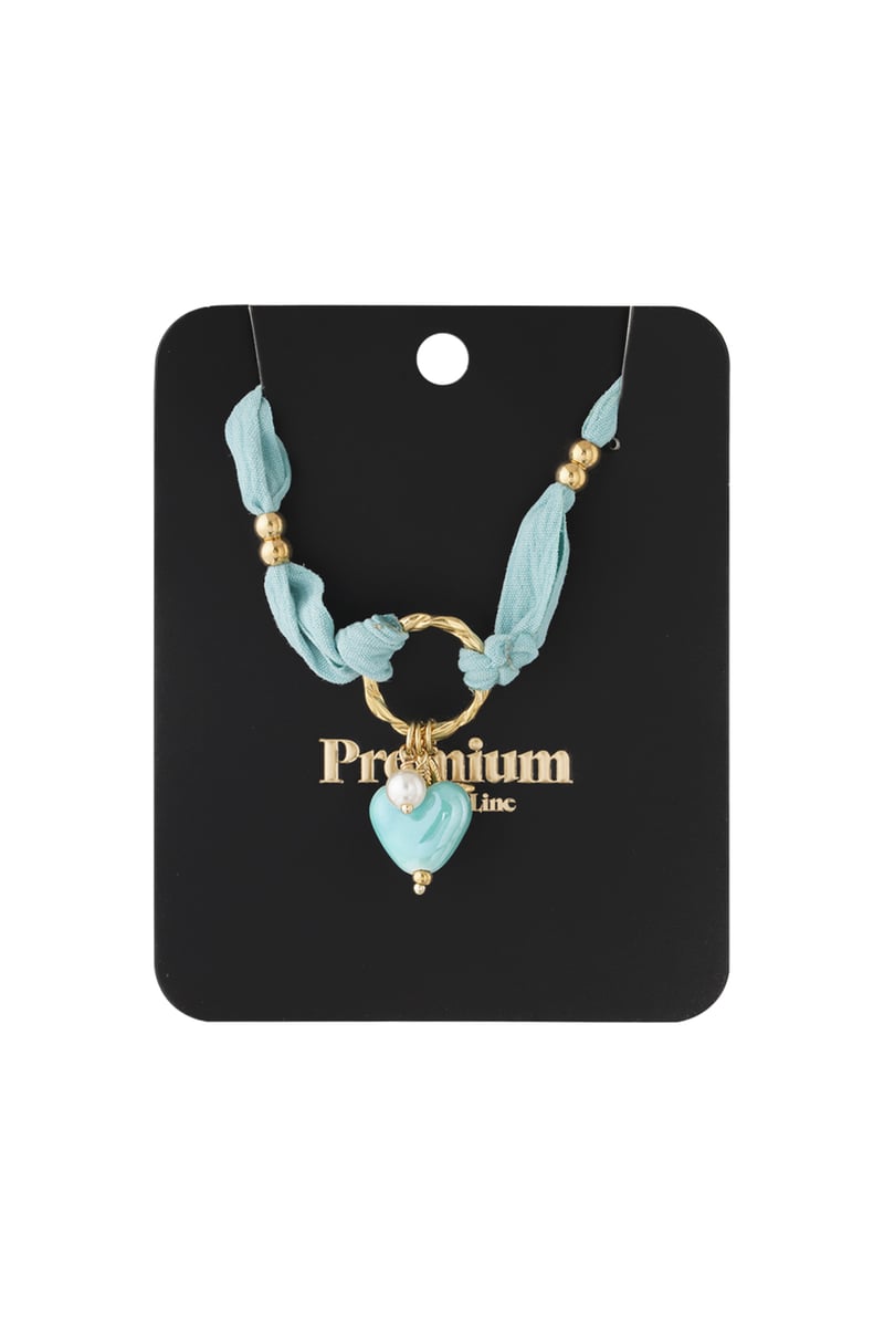 Flower Ketting - Licht blauw