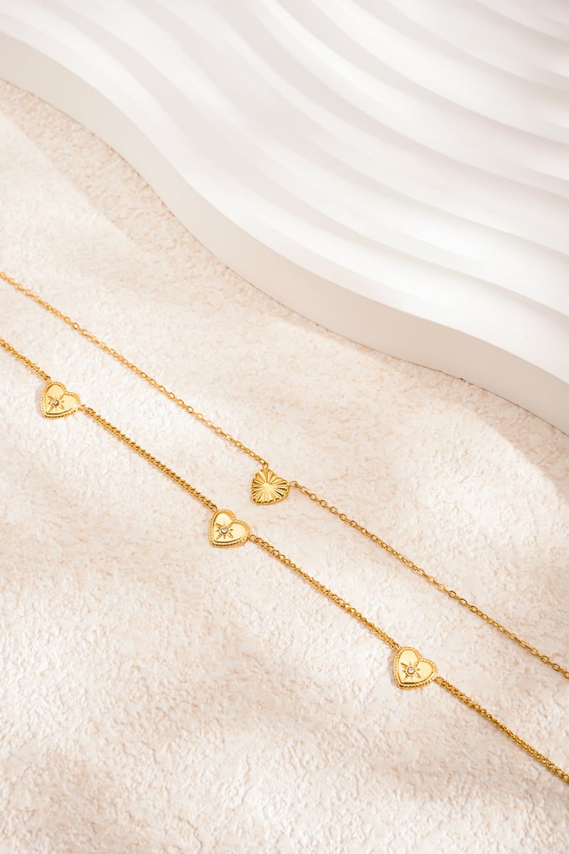 All the love ketting - zilverkleur