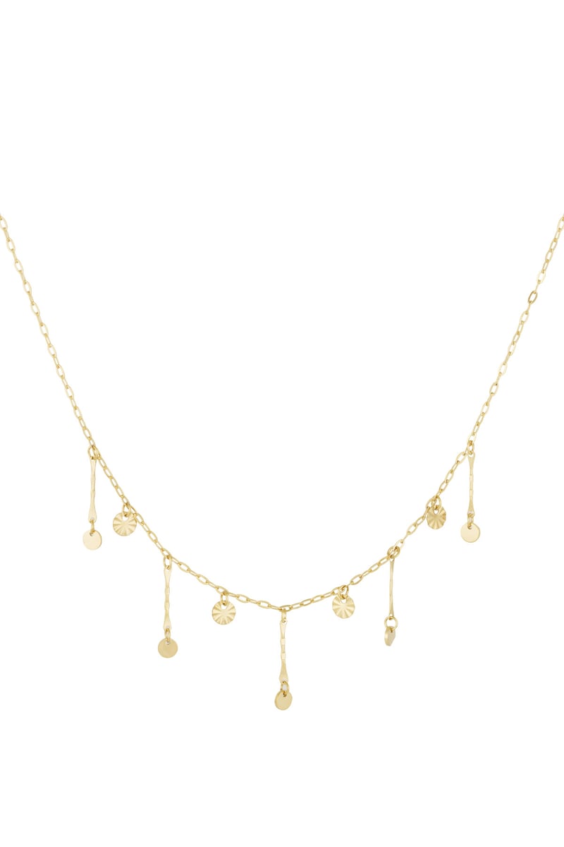 Golden Glimmer Necklace - Gold kleur