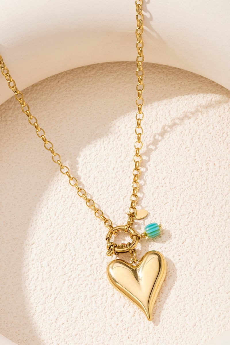 big heart ketting