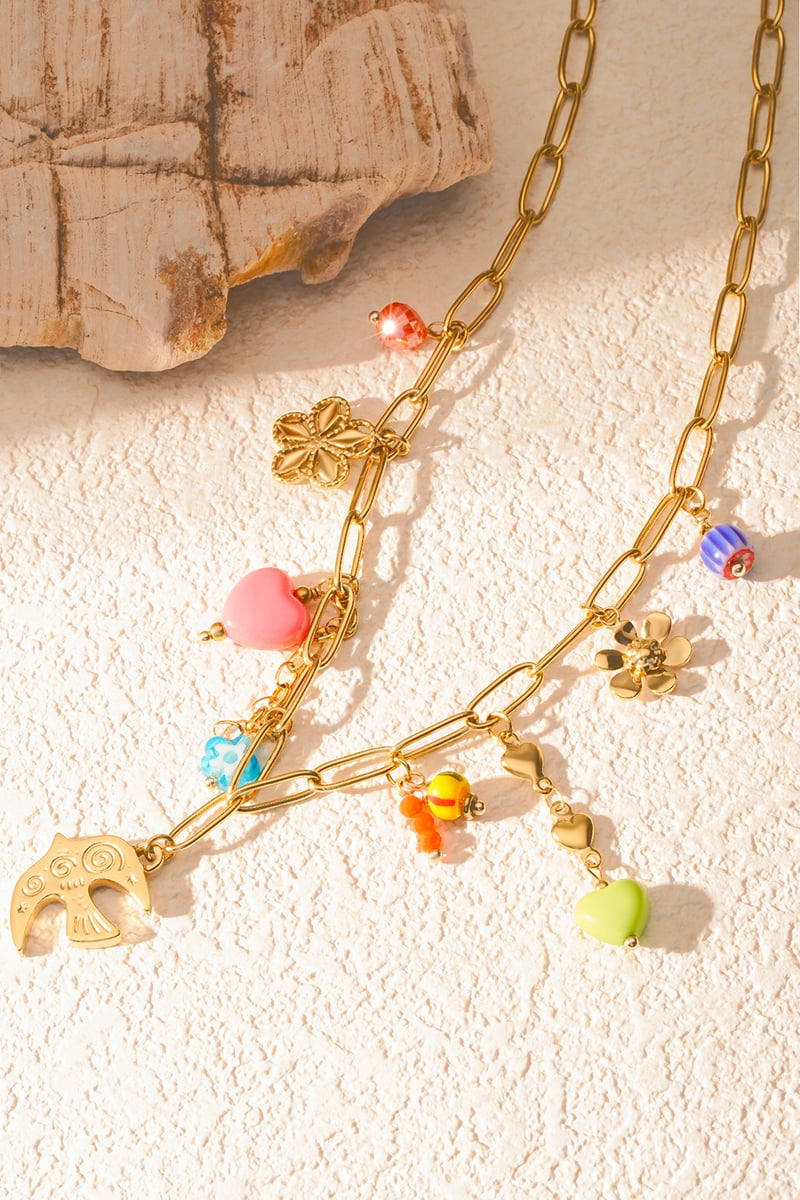 Mystic Tides ketting - goudkleur