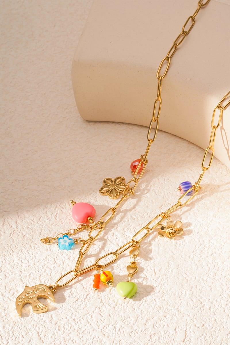 Mystic Tides ketting - goudkleur