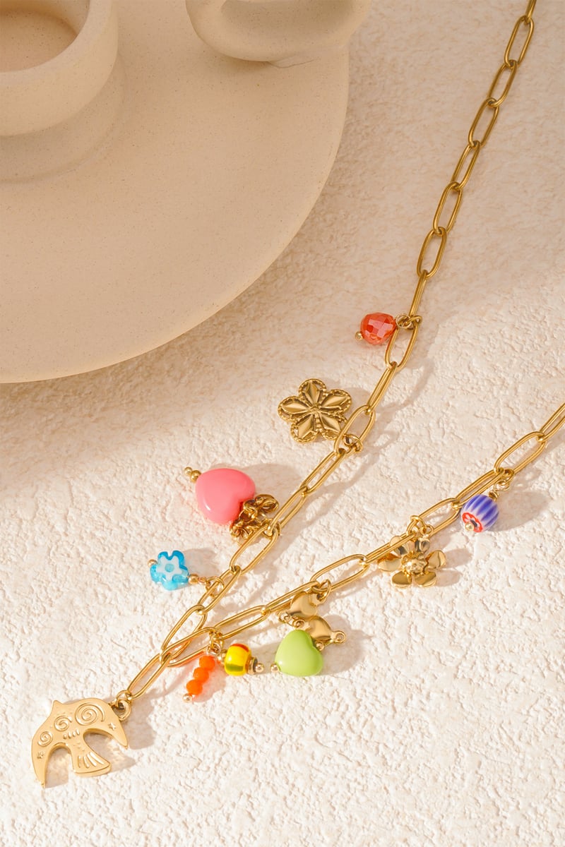 Mystic Tides ketting - goudkleur