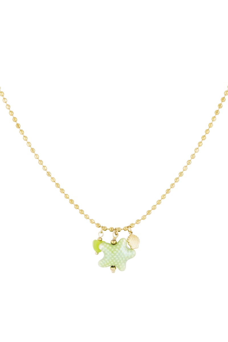 beachside ketting - groen &