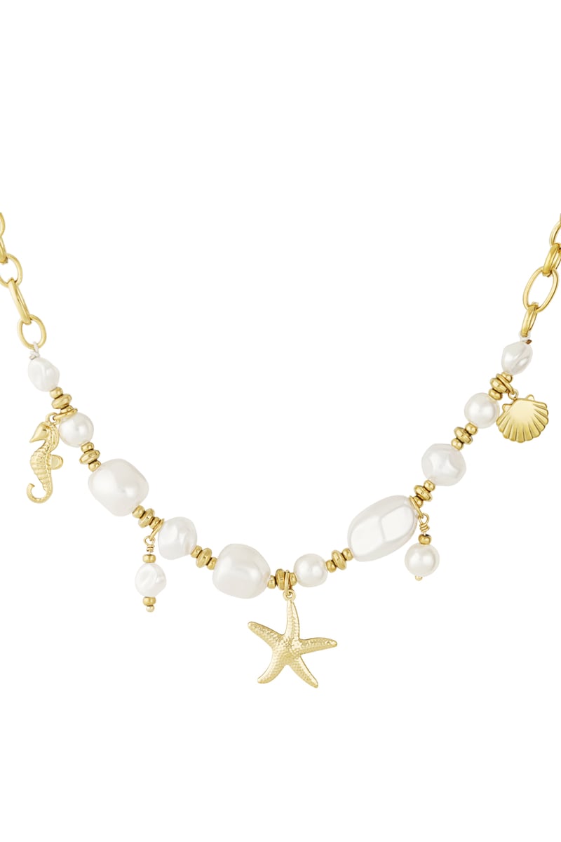 Marine Organism Ketting - Goudkleur