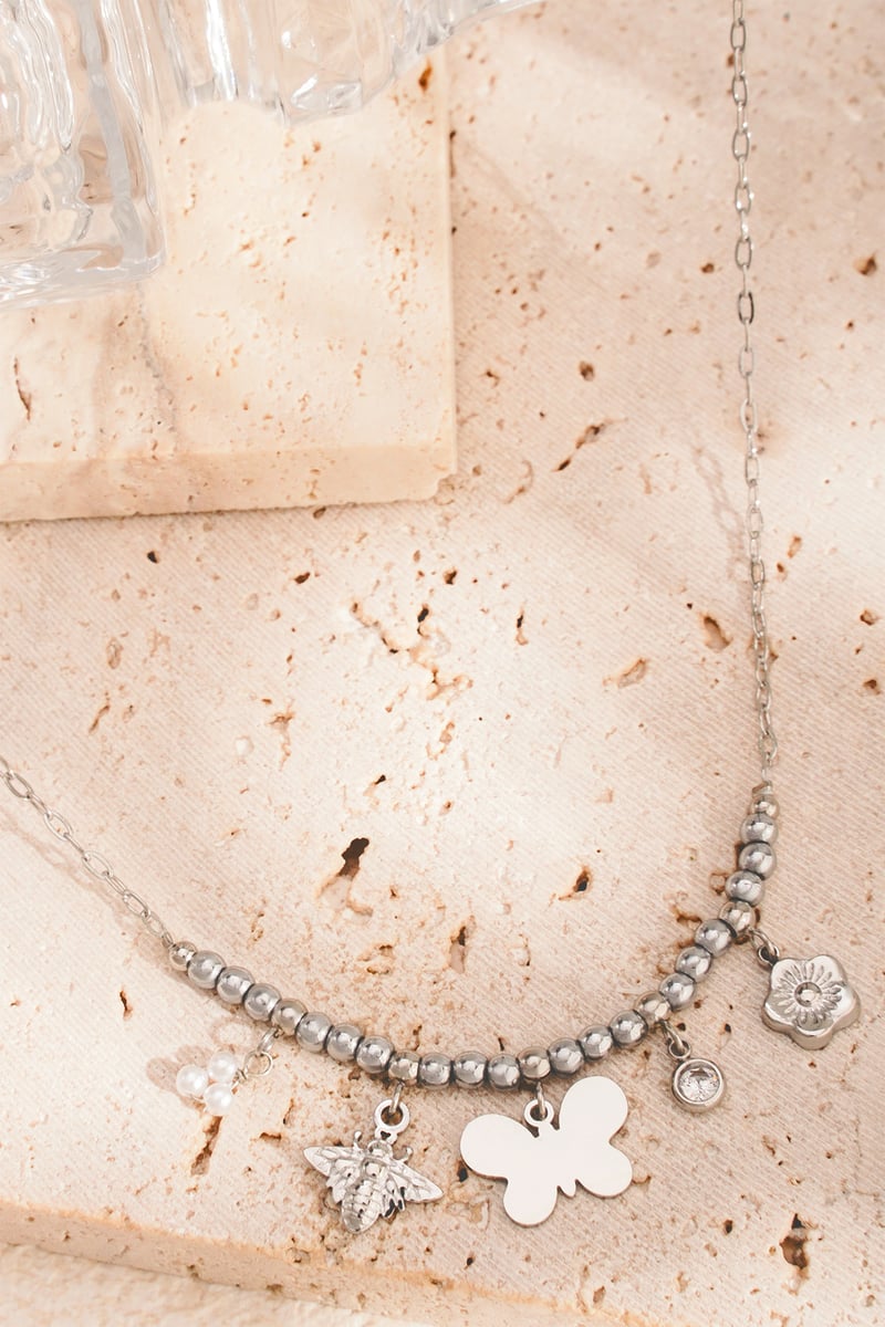 Butterfly Bliss ketting - goudkleur