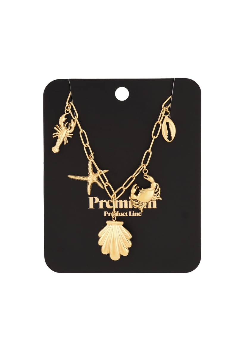 Beachy ketting - zilverkleur