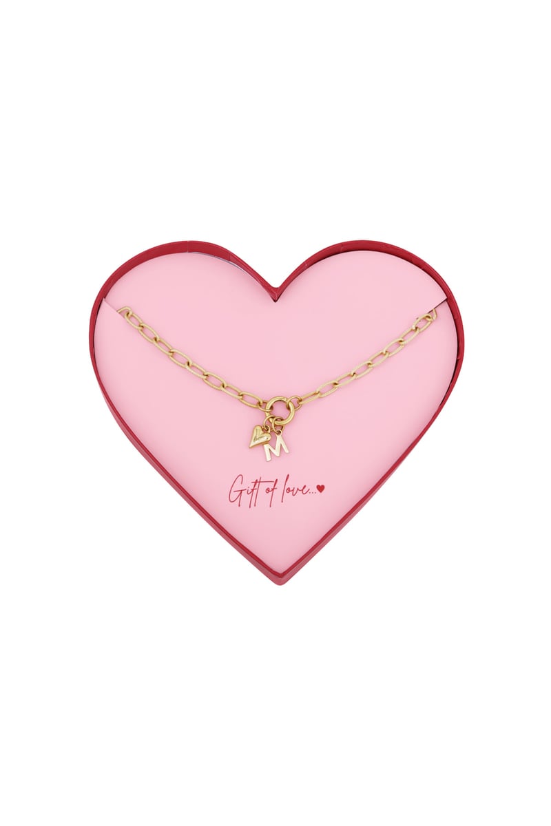 gift of love stainless steel ketting m