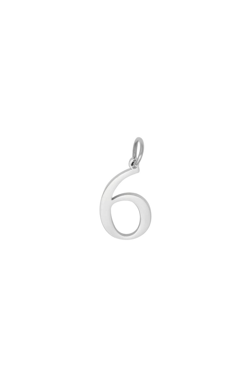 DIY Charm Digits Gold - 5 Goud kleur Stainless Steel