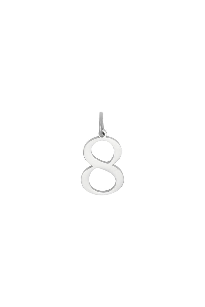 DIY Charm Digits Gold - 5 Goud kleur Stainless Steel