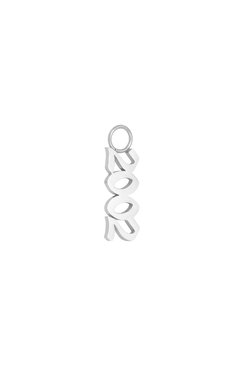 DIY Charm Geboortejaar Zilver - 1985 Stainless Steel