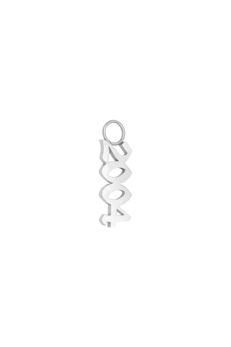 DIY Charm Geboortejaar Zilver - 1985 Stainless Steel