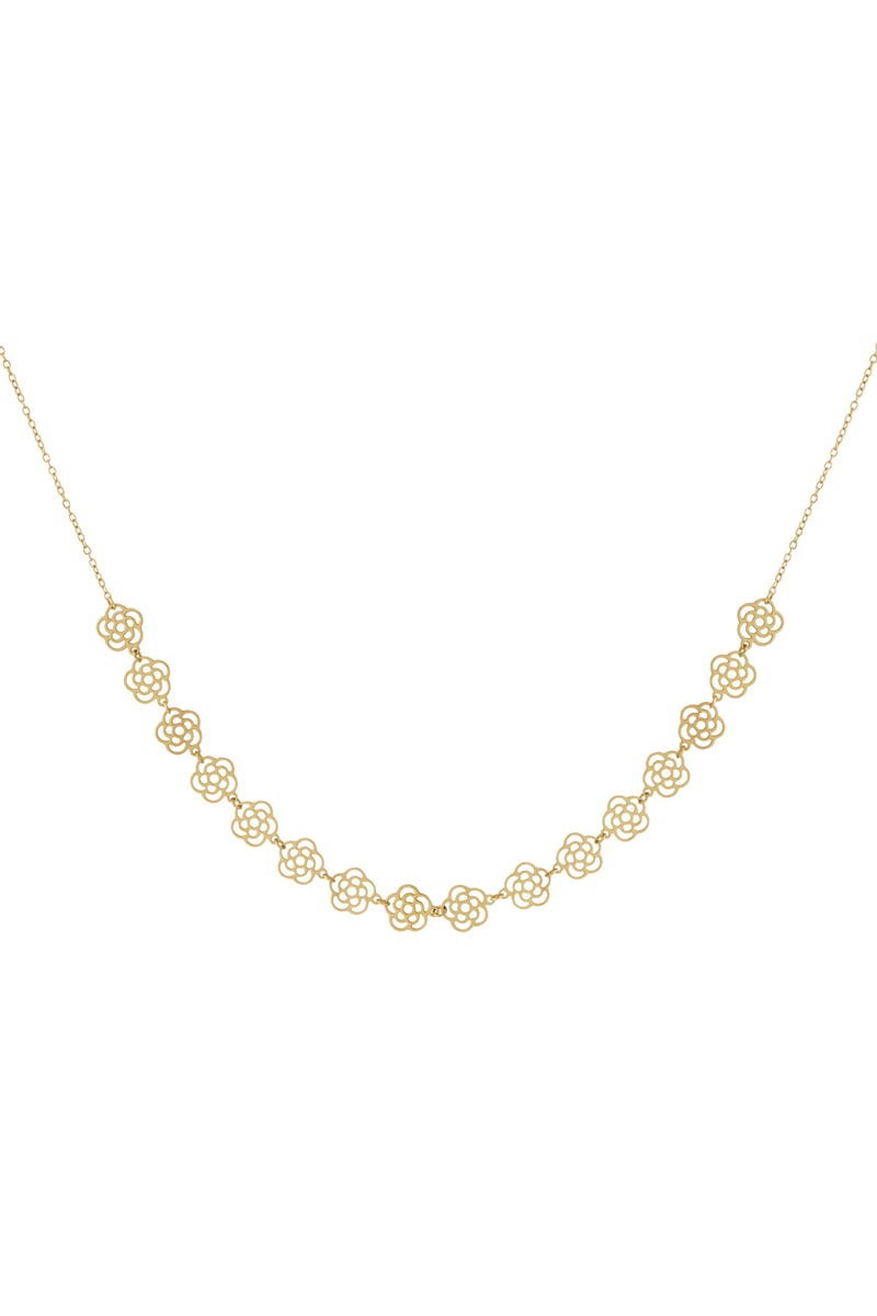 Bloemenliefde ketting