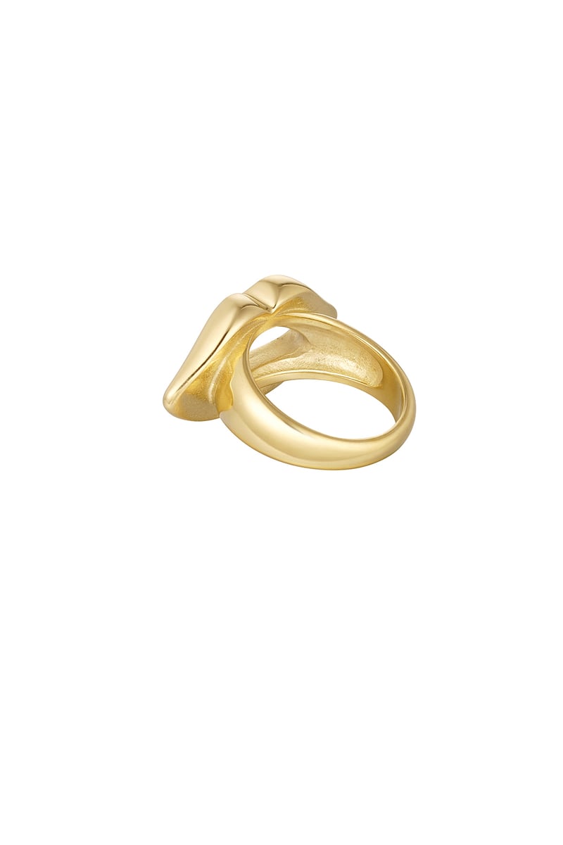 Ring mond - Goud kleur - 16