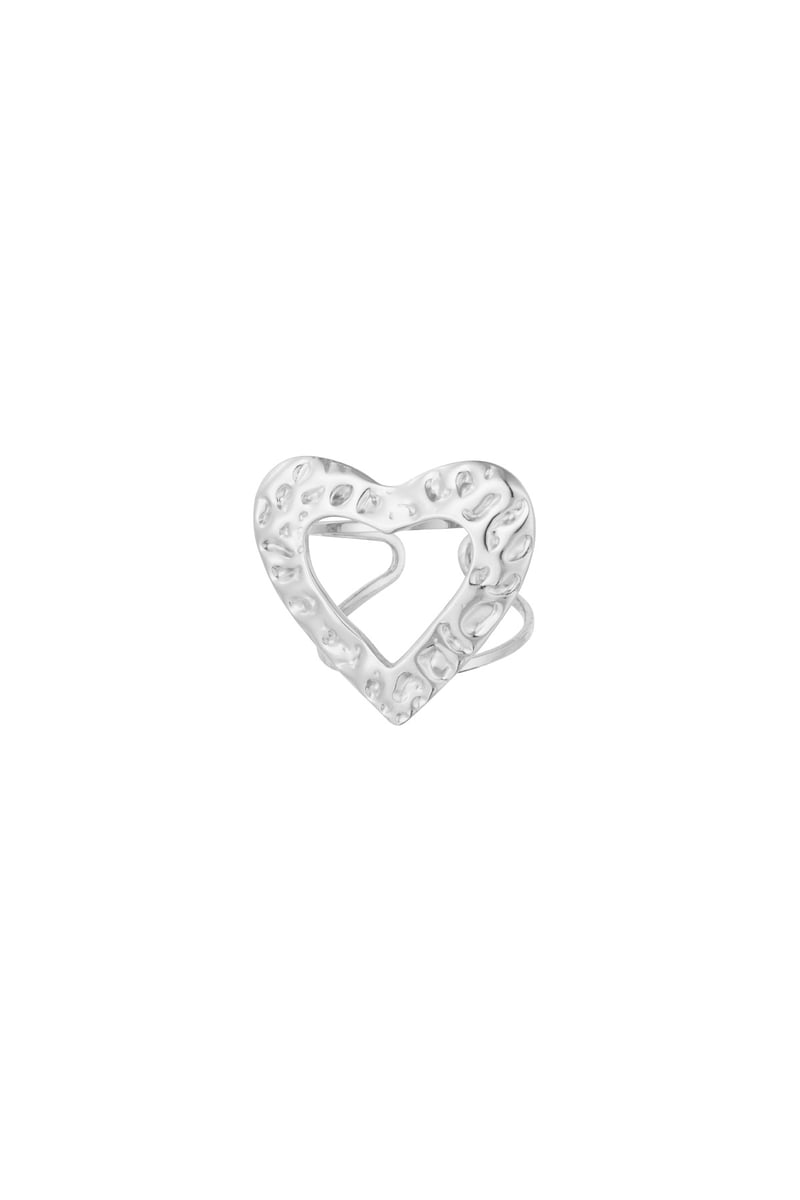 textured love ring
