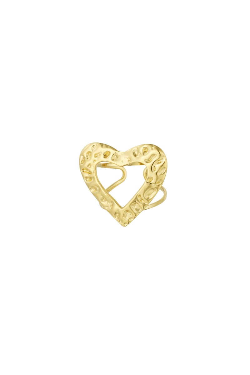 textured love ring