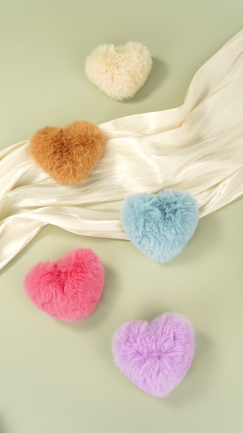 Sleutelhanger heart to fluff - Blauw