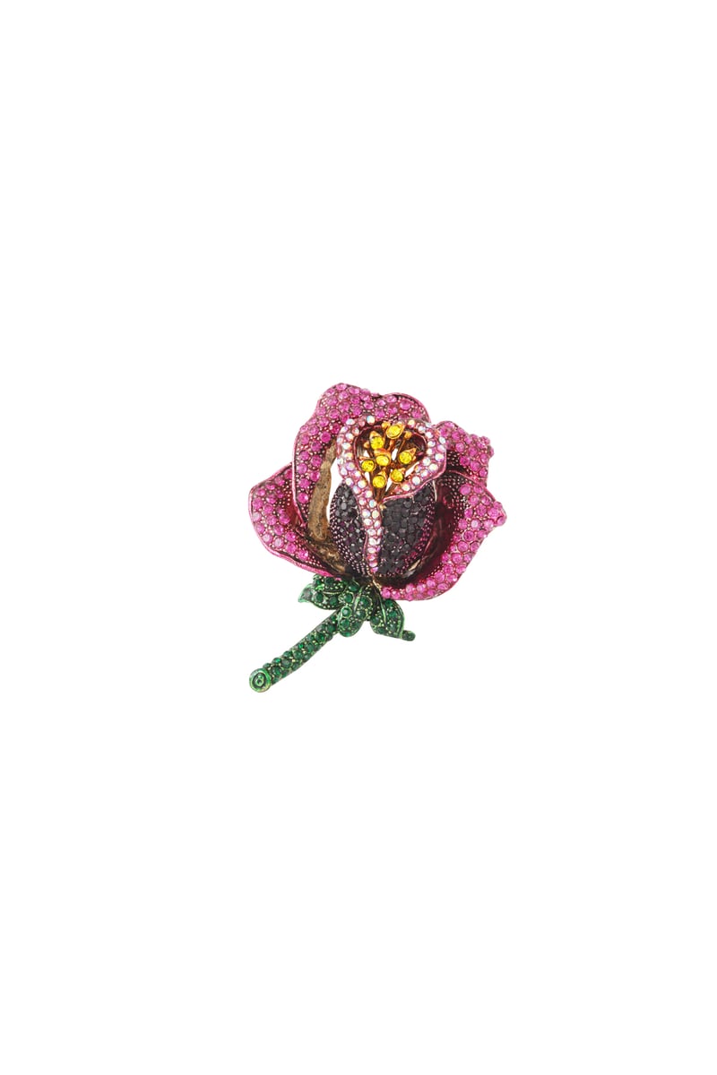 Roos Broche - Fuchsia