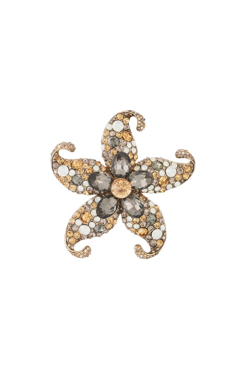 Starry Brooche - Champagne