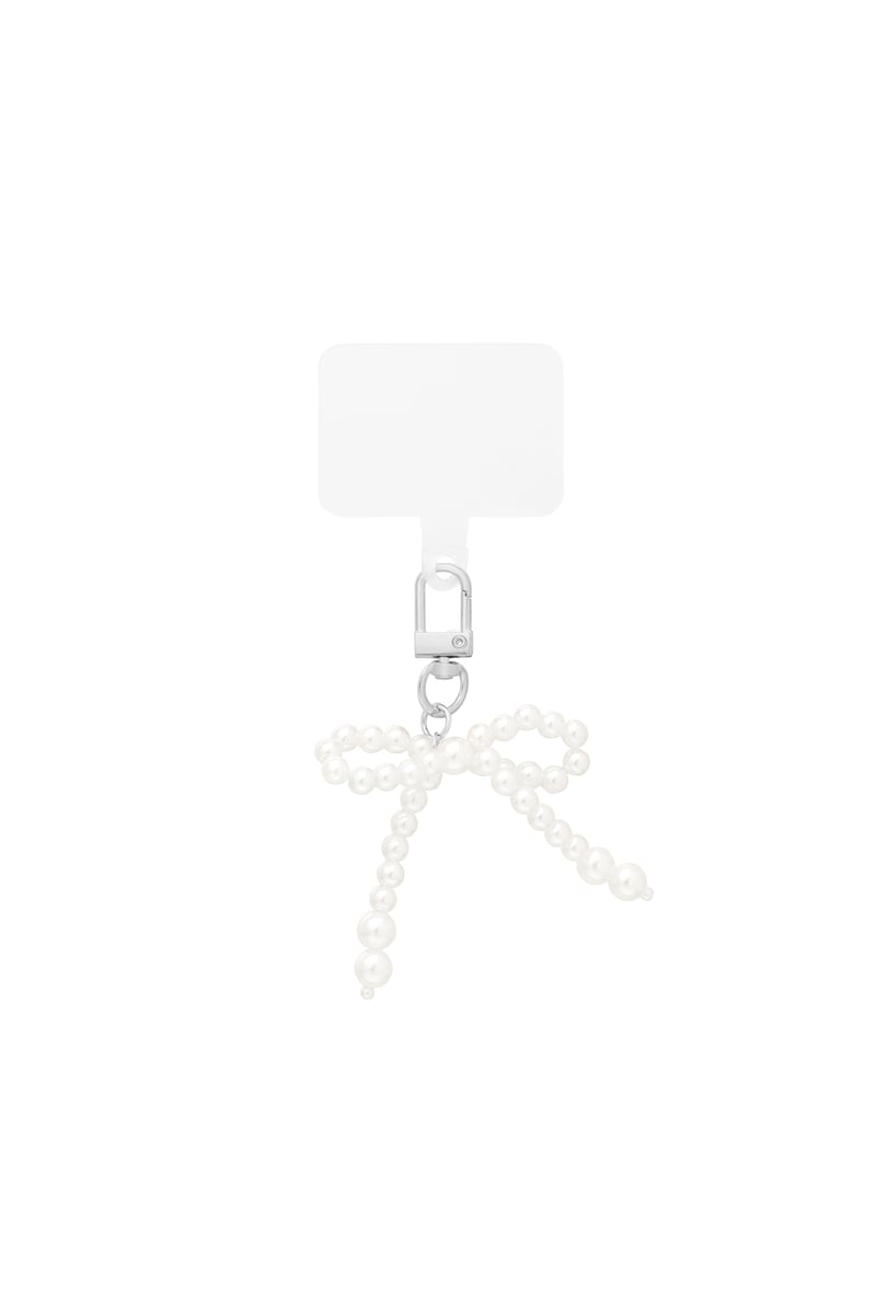 Accessoire hanger strik - Wit ZIlver